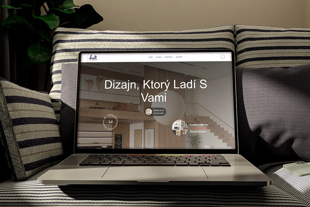 tvorba web stránky Brill