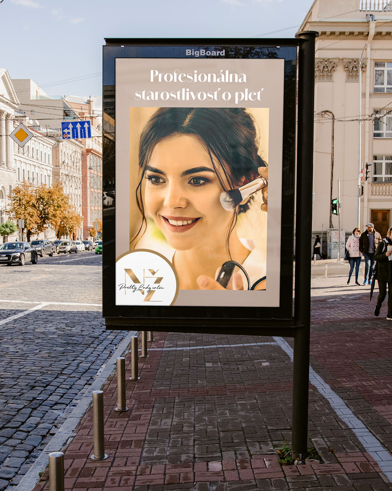 branding, tvorba web stránky Pretty lady salón