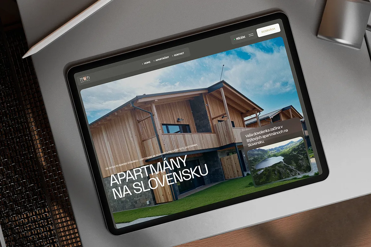 tvorba web stránok, MBM Apartmány