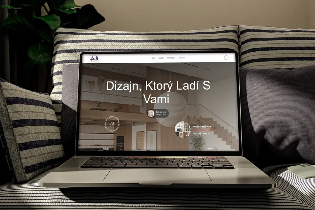 Branding a tvorba web stránky Brill s.r.o