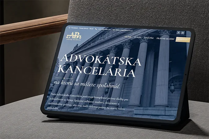 Tvorba web stránky AK Bilecova