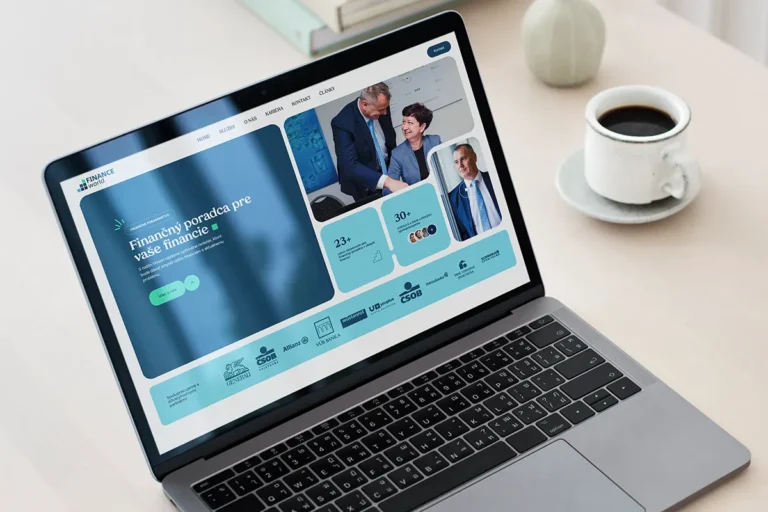 Rebranding firmy Financeworld, marketingové služby PETANT
